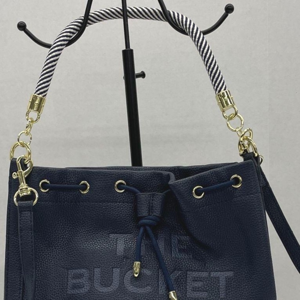 Marc Jacobs Bucket & Drawstring Navy Bucket Bag - Picture 12 of 16